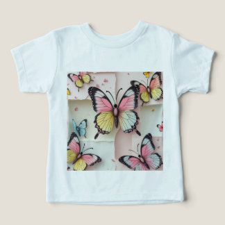 ✨ Whimsical Butterfly Dreams – Cartoon-stijl T-shi