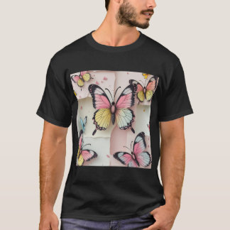 ✨ Whimsical Butterfly Dreams – Cartoon-stijl T-shi T-shirt