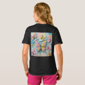 ✨ Whimsical Butterfly Dreams – Cartoon-stijl T-shi T-shirt (Achterkant volledig)