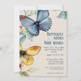 Whimsical Butterfly Fairytale Baby shower Kaart