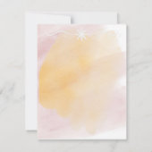 Whimsical Butterfly Flat Note Hartelijk dank Notitiekaartje (Achterkant)