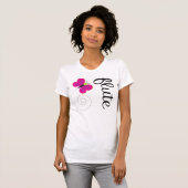Whimsical butterfly Flute T shirt (Voorkant volledig)