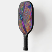 Whimsical Butterfly Fractal Waterverf Digital Pai Pickleball Paddle (Links)