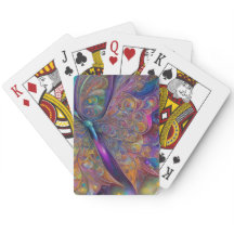 Whimsical Butterfly Fractal Waterverf