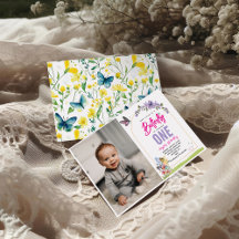 Whimsical Butterfly Garden 1e verjaardag foto