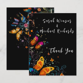 Whimsical Butterfly Garden Briefkaart