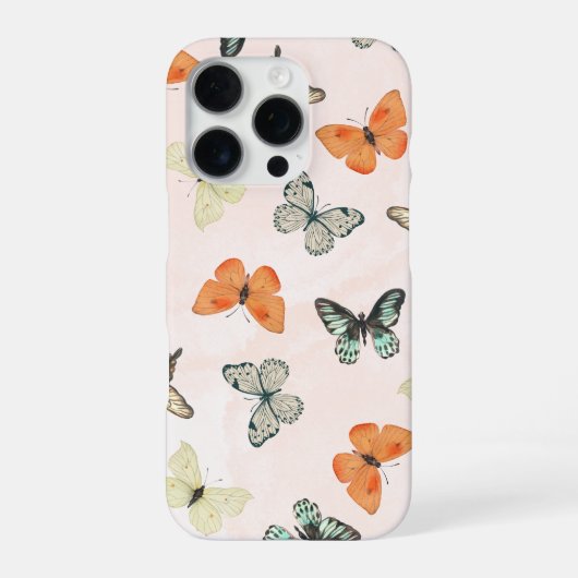 'Whimsical Butterfly Garden' iPhone 16 Pro Hoesje (Achterkant)