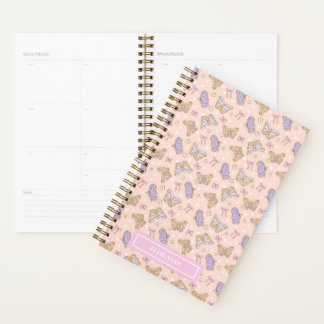 Whimsical Butterfly Girl gepersonaliseerd Planner