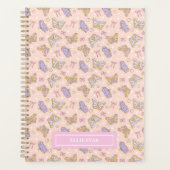 Whimsical Butterfly Girl gepersonaliseerd Planner (Voorkant)