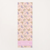Whimsical Butterfly Girl gepersonaliseerd Yogamat (Voorkant)