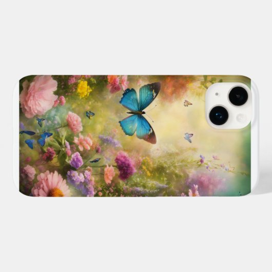Whimsical Butterfly Haven Case-Mate iPhone Case (Achterkant (horizontaal))