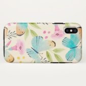 Whimsical Butterfly Hoesje-Mate iPhone Case (Achterkant (horizontaal))