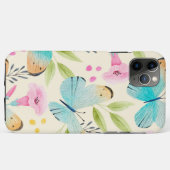 Whimsical Butterfly Hoesje-Mate iPhone Case (Achterkant (horizontaal))