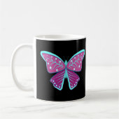 Whimsical Butterfly Koffiemok (Links)