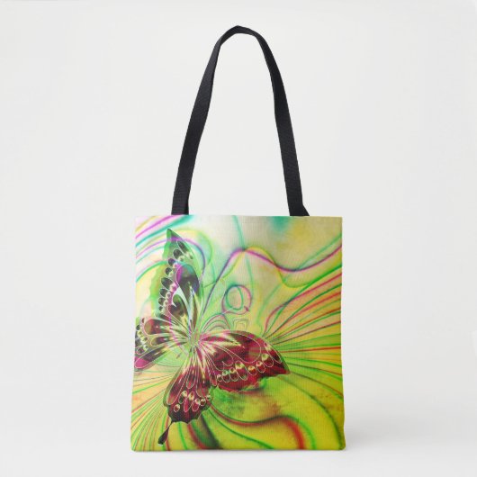 Whimsical Butterfly Tote Bag (Voorkant)