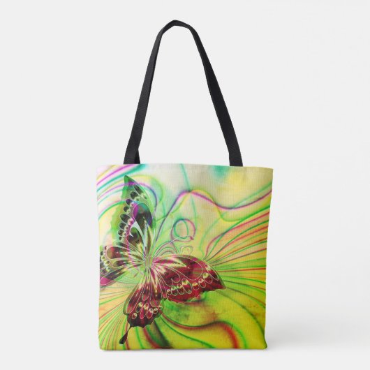 Whimsical Butterfly Tote Bag (Achterkant)