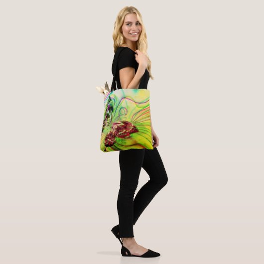 Whimsical Butterfly Tote Bag (Op model)