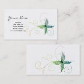 Whimsical Butterfly Visitekaartjes (Voorkant / Achterkant)