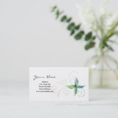 Whimsical Butterfly Visitekaartjes (Staand voorkant)