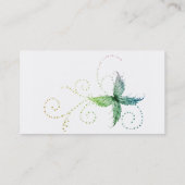 Whimsical Butterfly Visitekaartjes (Achterkant)