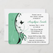 Whimsical Butterfly | Vrijgezellenfeest van groene Kaart (Voorkant)