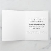 Whimsical Cabin met roze kerstboom Kaart (Binnen)