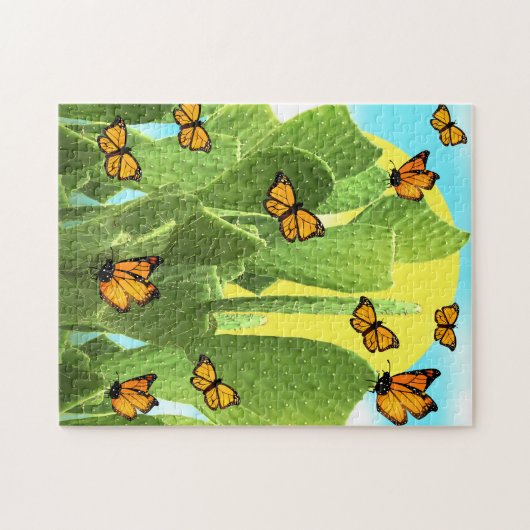 Whimsical Cactus And Butterflies Legpuzzel (Horizontaal)