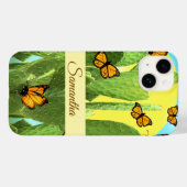 Whimsical Cactus En Vlinders Case-Mate iPhone Case (Achterkant (horizontaal))
