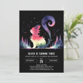 Whimsical Cadeau voor de Katverjaardag Kaart (Staand voorkant)