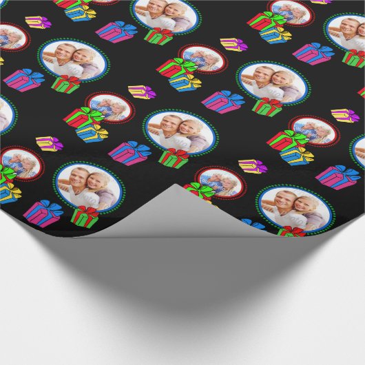 Whimsical Cadeaupakketten met foto's Cadeaupapier (Hoek)