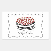 Whimsical Cake Baker Cateraar Product Labels (Voorkant)