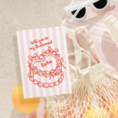 Whimsical Cake Bruidsmeisje Kaart