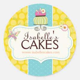 Whimsical Cake Labels