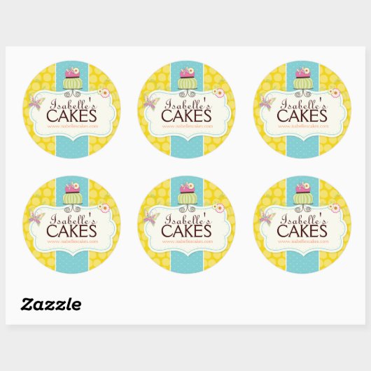 Whimsical Cake Labels (Vel)