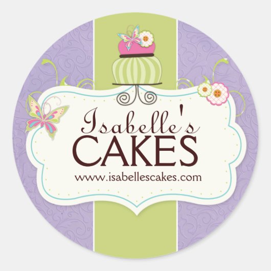 Whimsical Cake Labels (Voorkant)