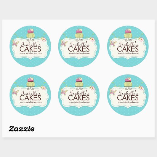 Whimsical Cake Labels (Vel)