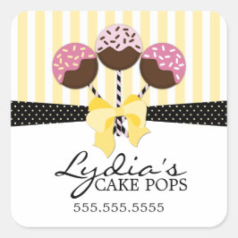 Whimsical Cake Poppen Bakkerij Stickers