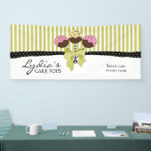 Whimsical Cake Poppen Business Spandoek (Beurs)