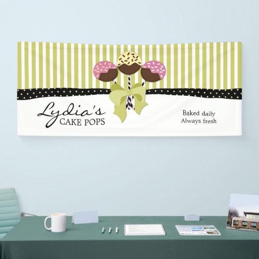 Whimsical Cake Poppen Business Spandoek (Beurs)