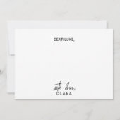 Whimsical Calligrafie wordt mijn Bridesman Kaart (Achterkant)