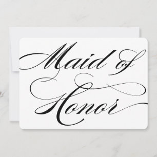 Whimsical Calligraphy Betaald huwelijksgebaar
