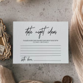 Whimsical Calligraphy Date Night Idea Kaarten