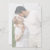 Whimsical Calligraphy | Faded-fotoexplosie Kaart (Achterkant)