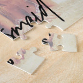 Whimsical Calligraphy | Foto Bridesmaid-voorstel Legpuzzel (Zijkant)