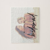 Whimsical Calligraphy | Foto Bridesmaid-voorstel Legpuzzel (Verticaal)