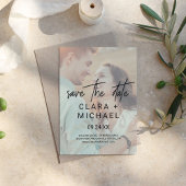 Whimsical Calligraphy | Foto Save the Date Kaart