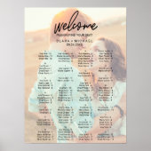 Whimsical Calligraphy | Grafiek met getande fotozi Poster (Voorkant)