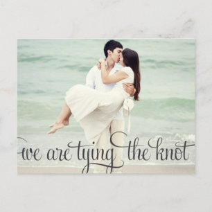 Whimsical Calligraphy Save the Date Briefkaart