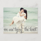 Whimsical Calligraphy Save the Date Briefkaart (Voorkant)