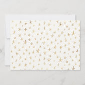 Whimsical Calligraphy Season's Greetings Foto Feestdagenkaart (Achterkant)